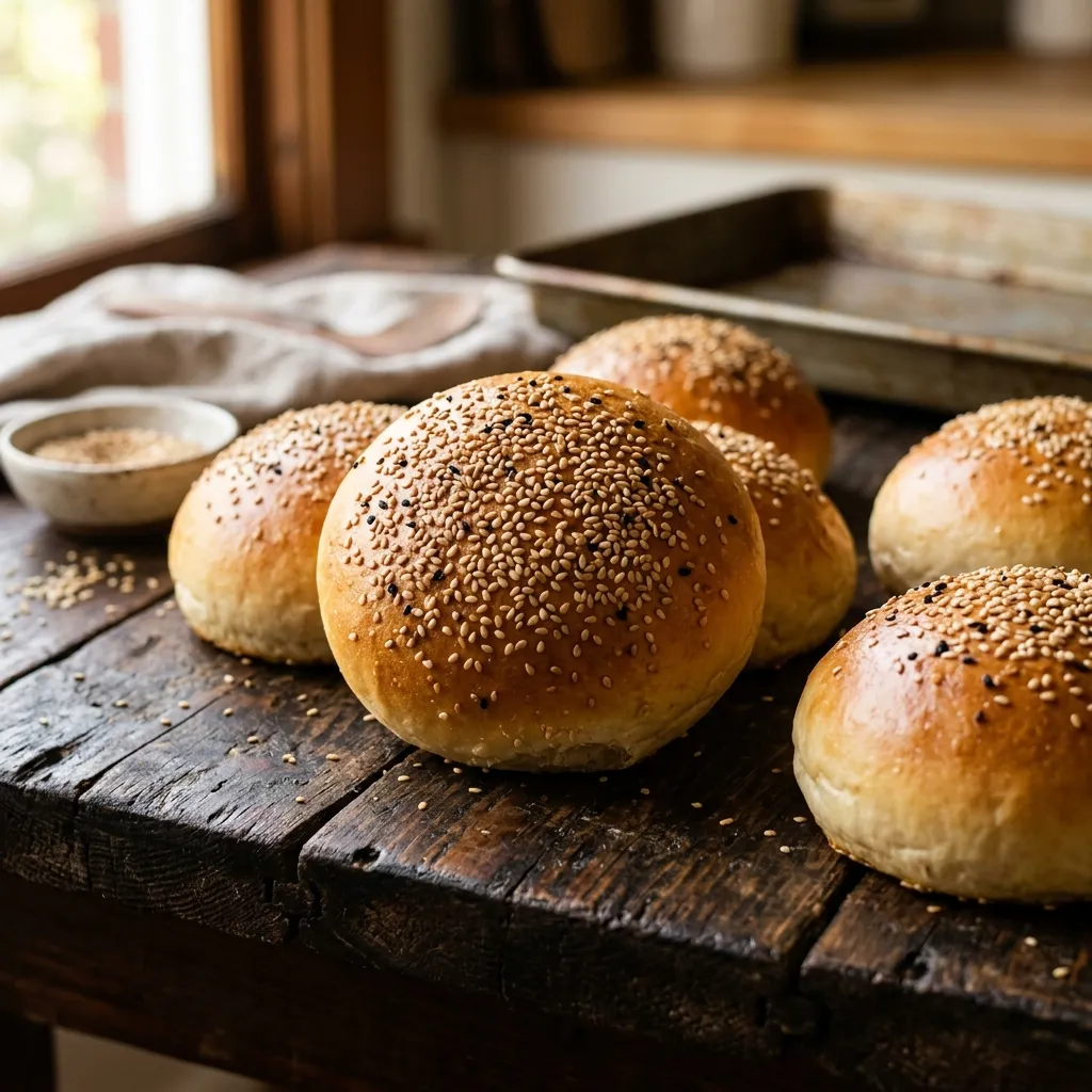 Beautiful Burger Buns