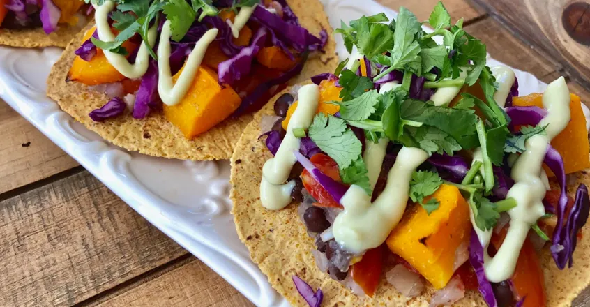 Butternut Squash Tostadas