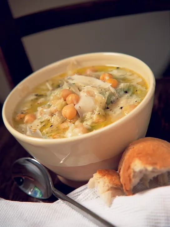 Chickpea and Leek Soup