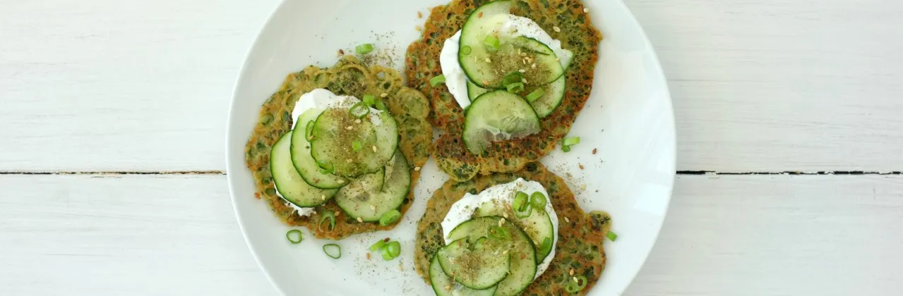 Chickpea and Spinach Pancakes