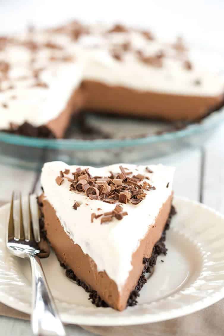 Chocolate Mousse Pie with Joe-Joe's Crust