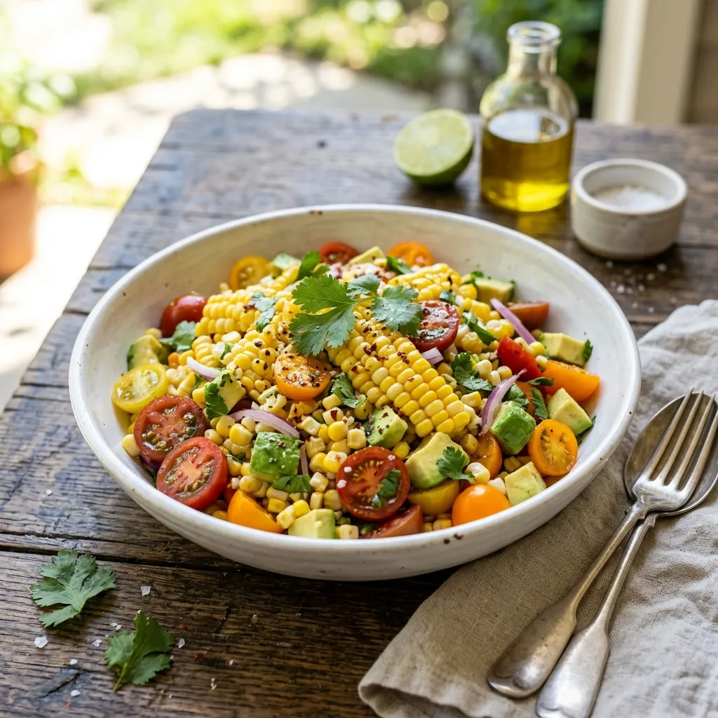 Corn and Avocado Summer Salad