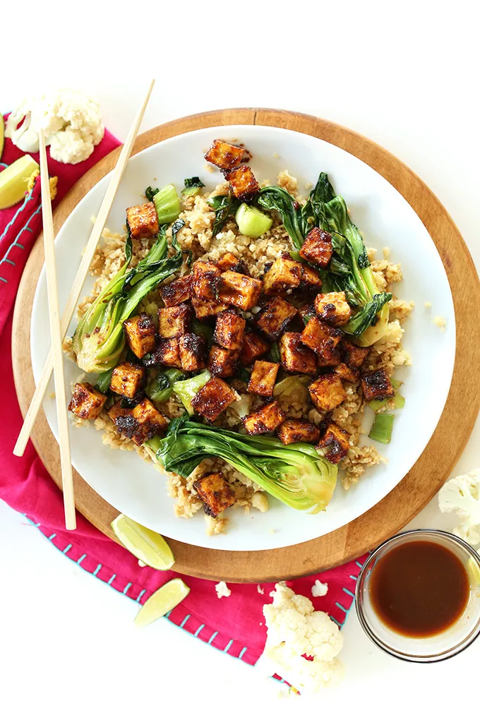 Crispy Baked Peanut Tofu