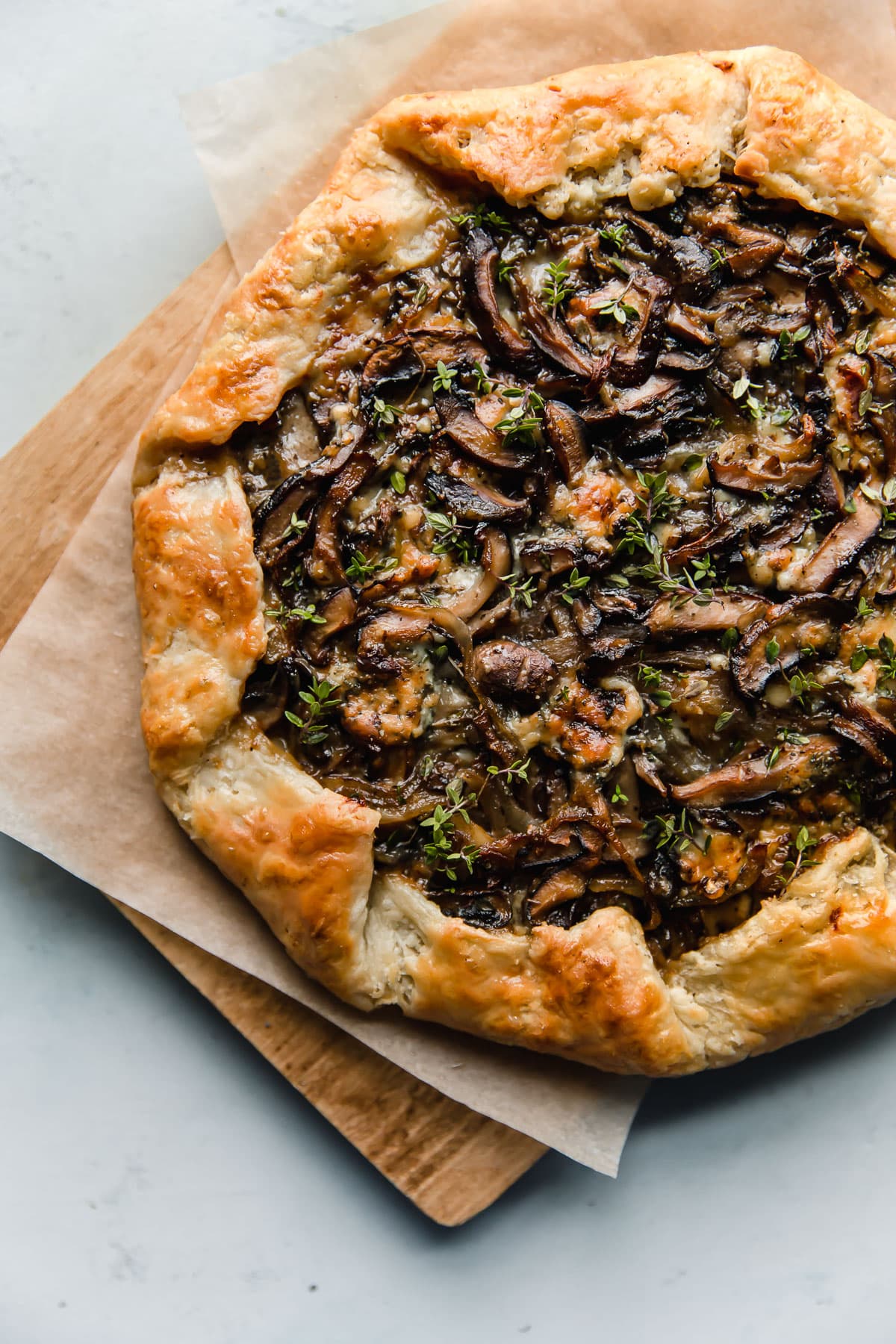 Crispy Mushroom Galette