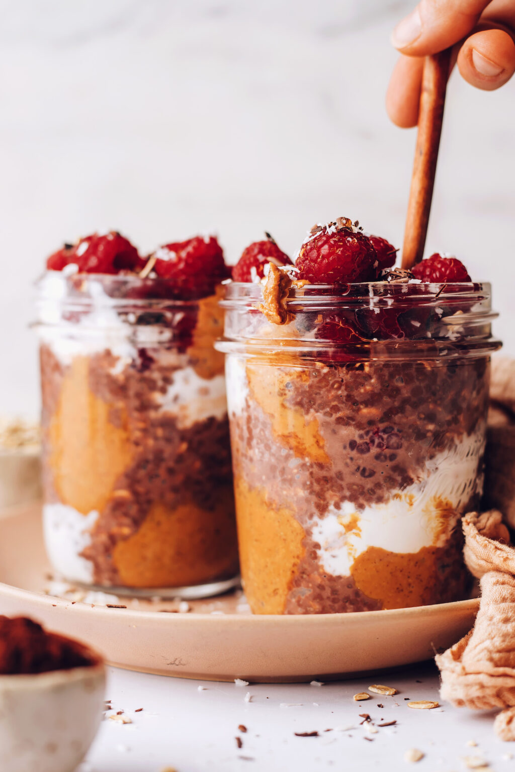 Decadent Chocolate Overnight Oats