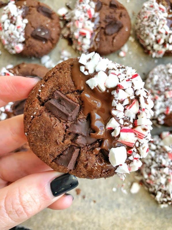 Double Chocolate Mint Paleo Cookies