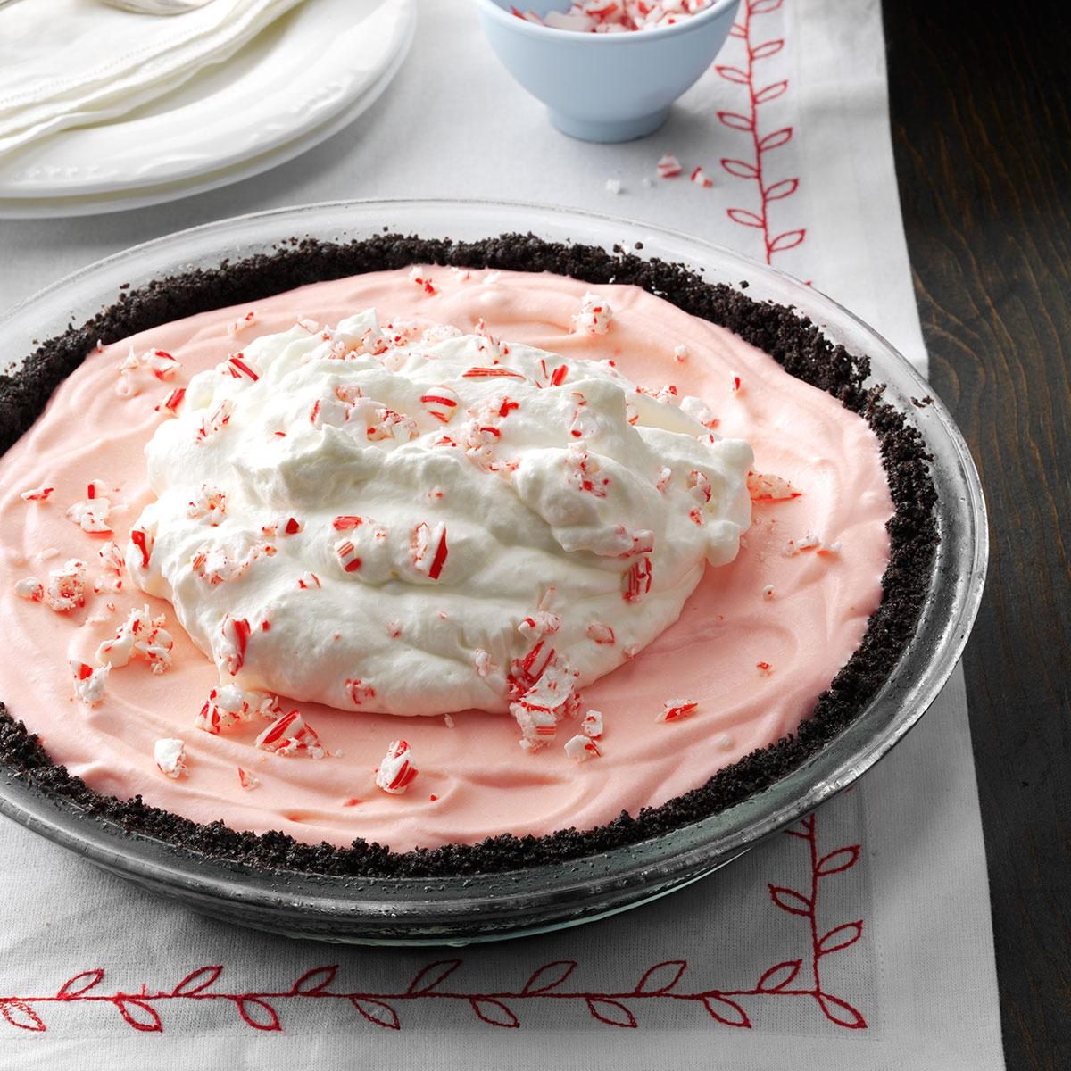 Double Chocolate Peppermint Pie
