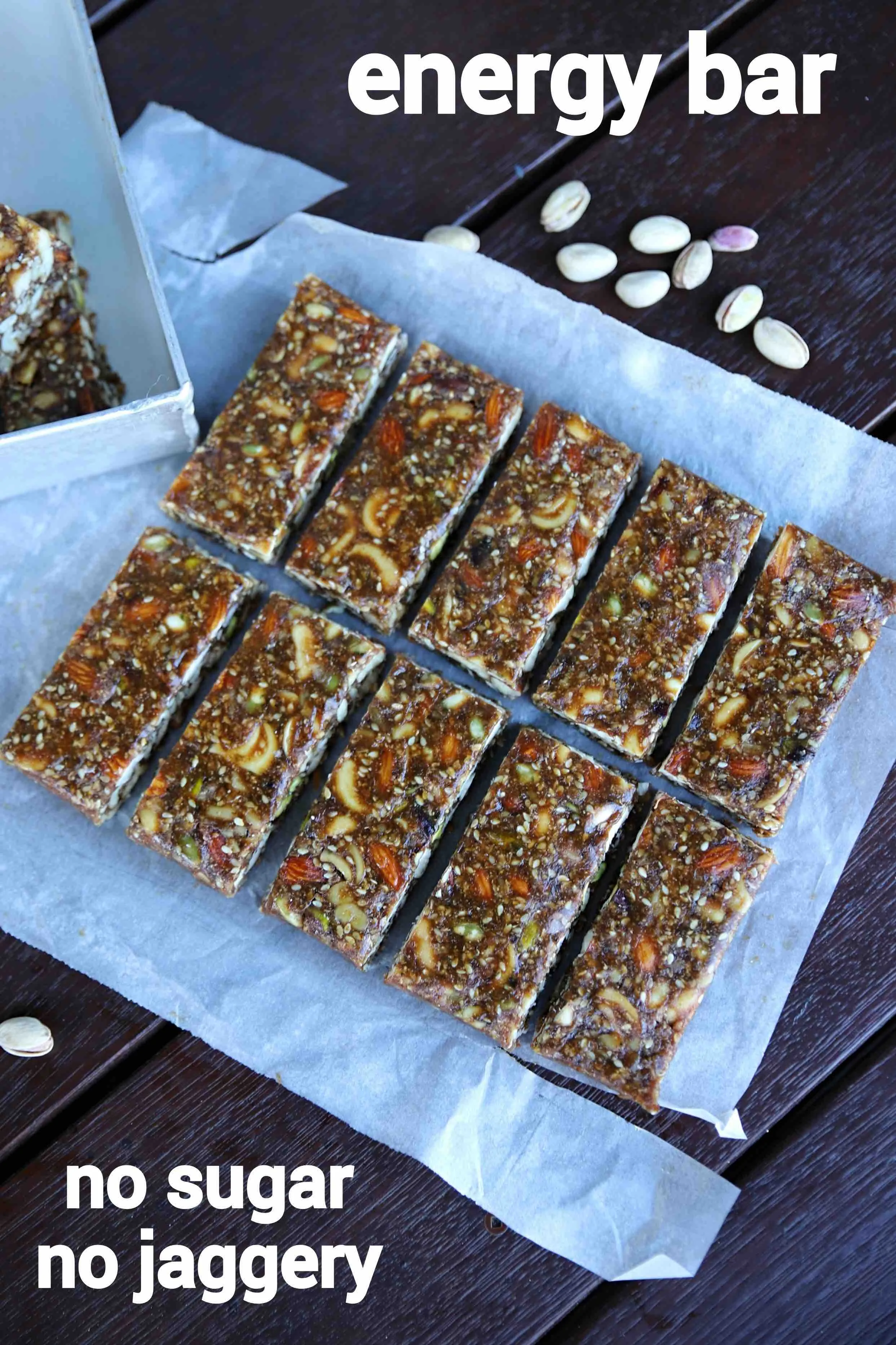 Dry Fruit and Nut Energy Bars