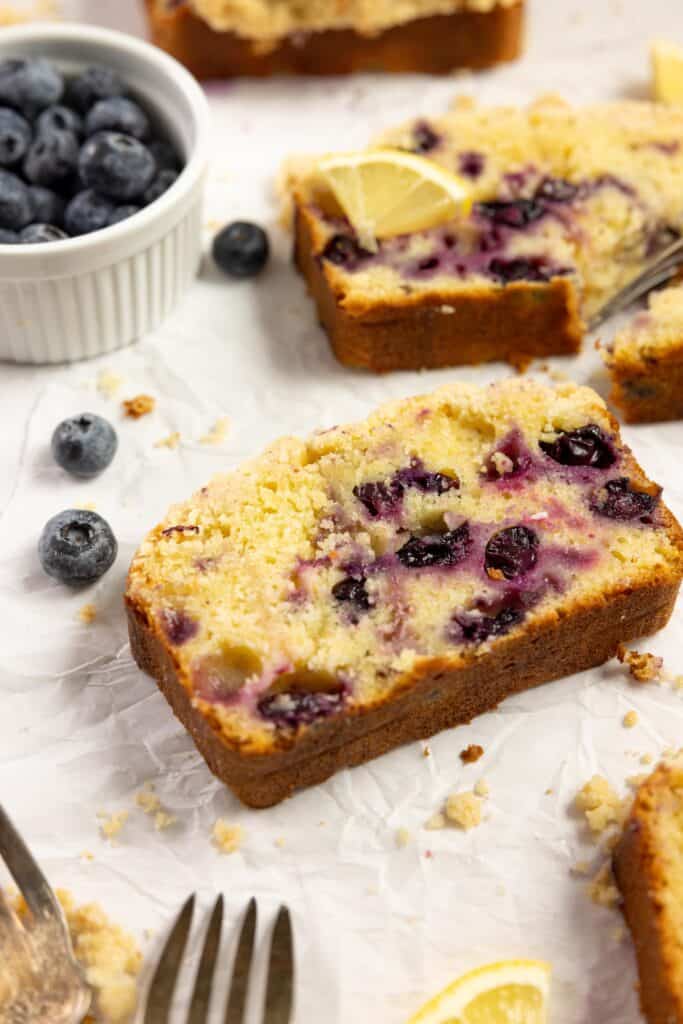 Easy Sourdough Blueberry Bread