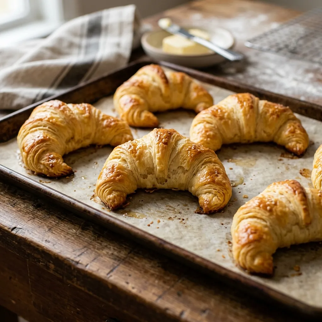 Flaky Buttery Crescent Rolls
