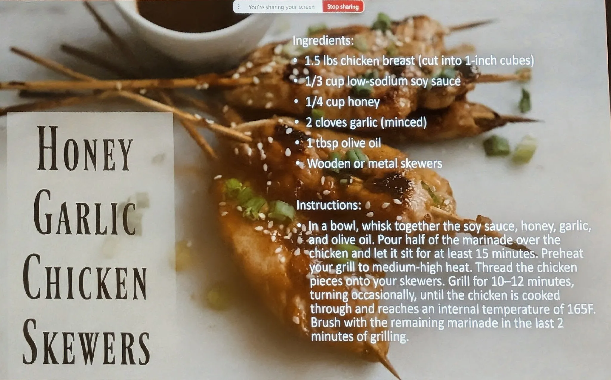 Honey Garlic Veggie Skewers