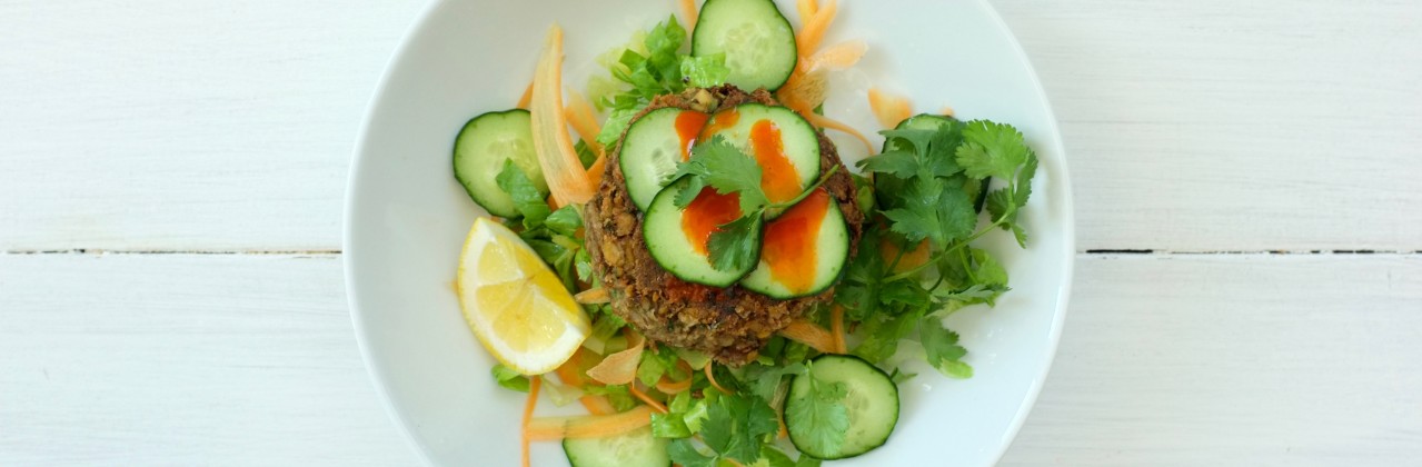 Indian Spiced Lentil Burgers