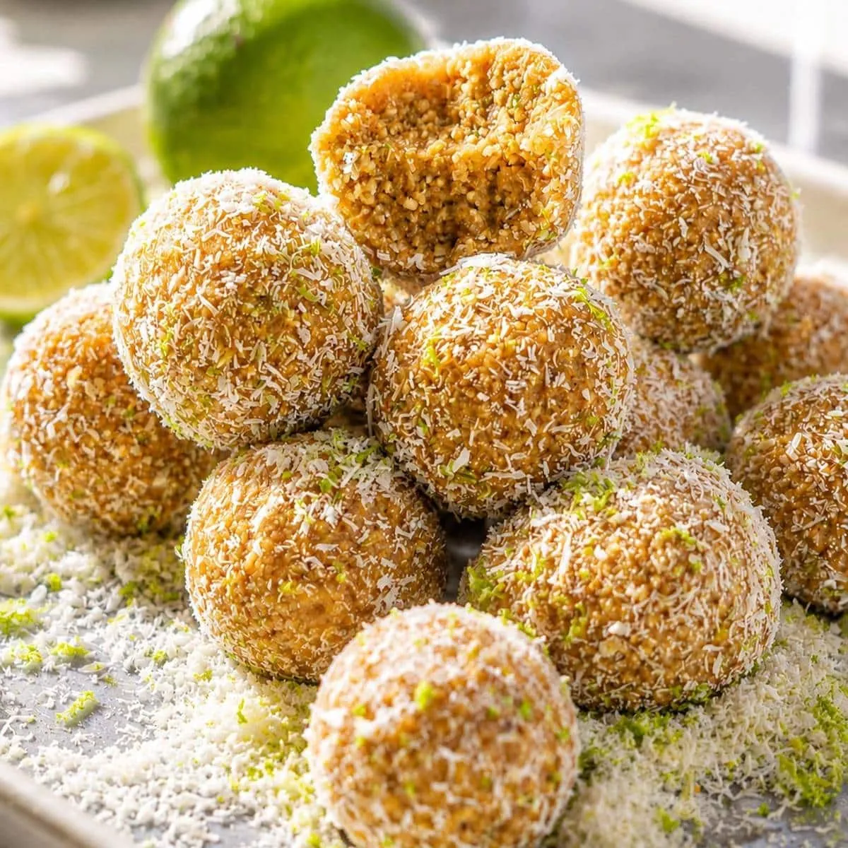 Key Lime Pie Energy Bites