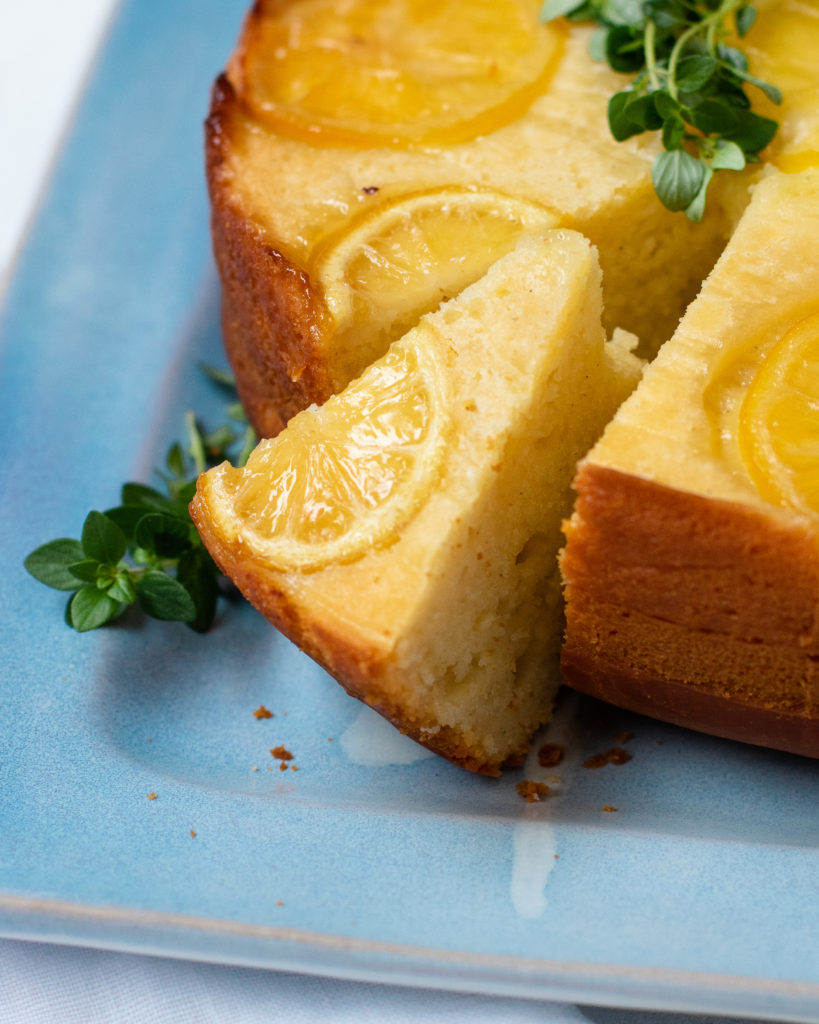 Lemon Thyme Yogurt Cake