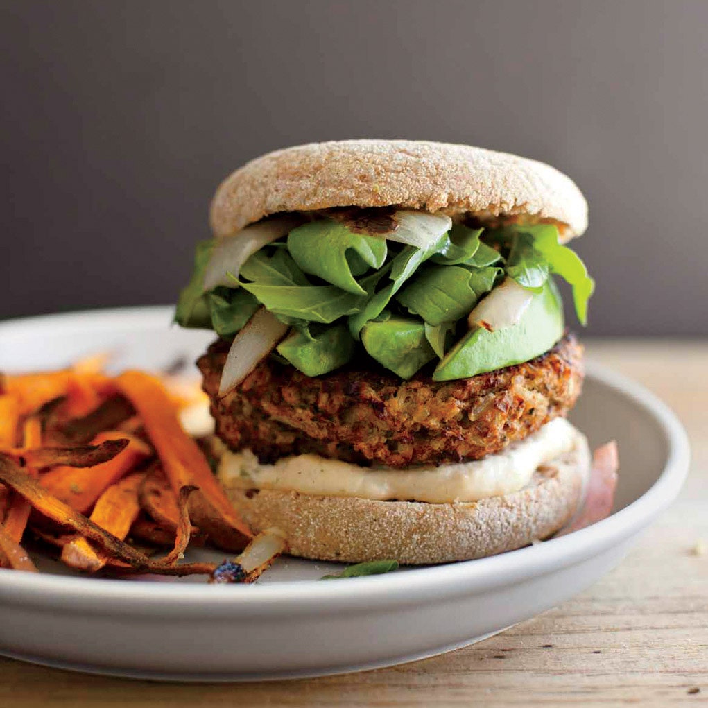 Mushroom Rice Burgers