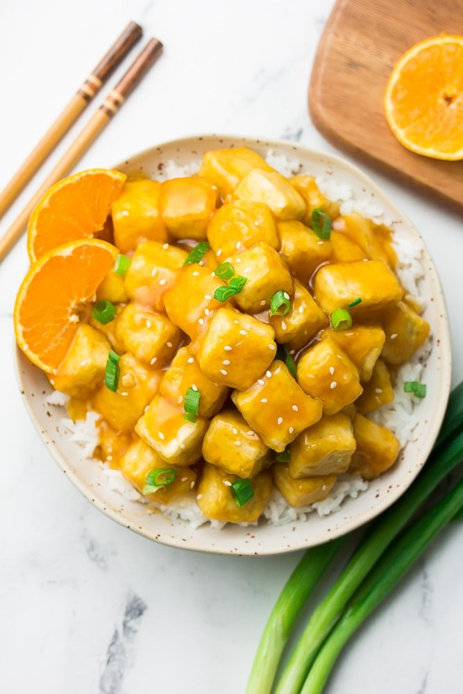 Orange Honey Tofu