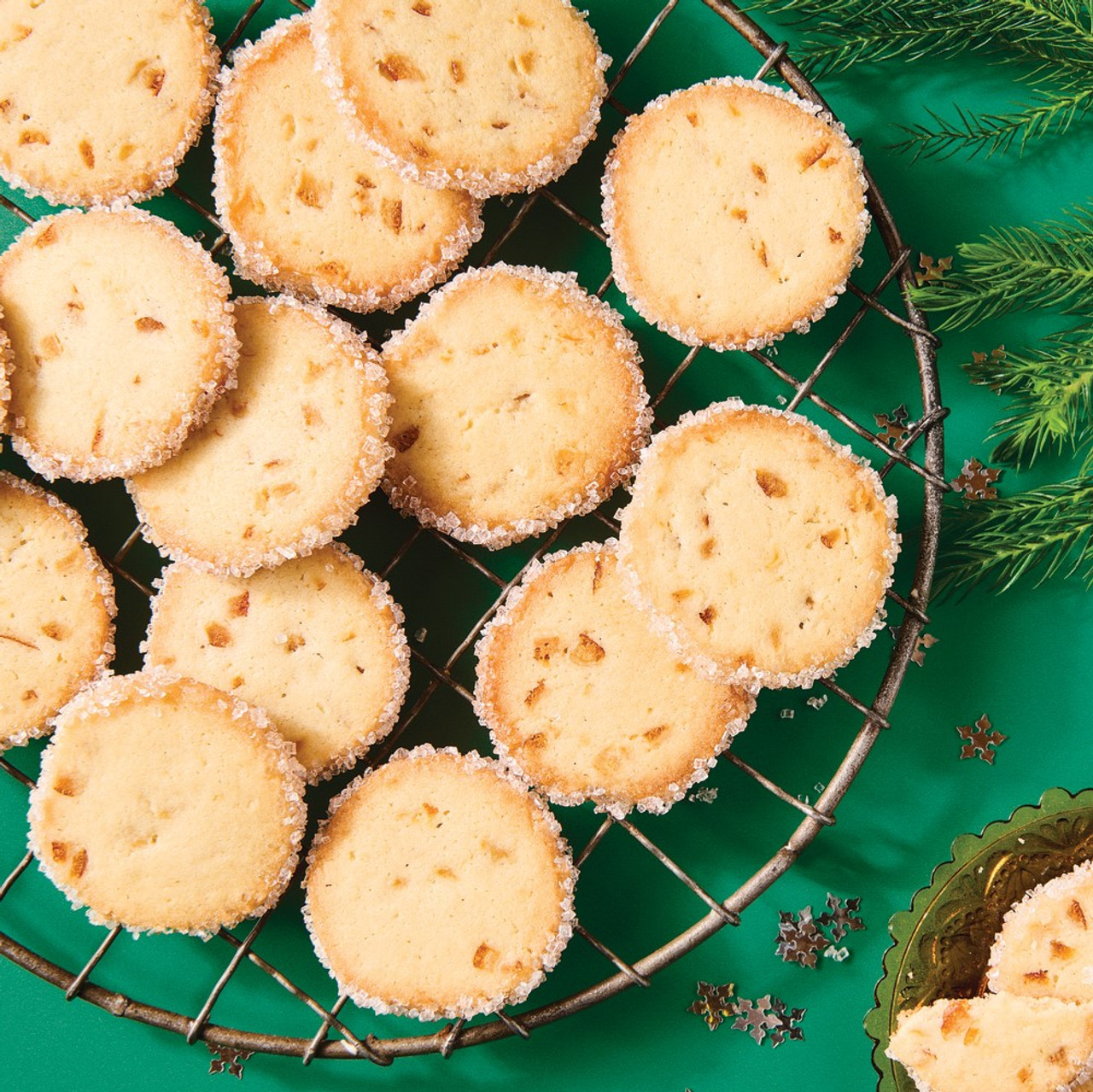 Orange Sparkle Slice-and-Bake Cookies