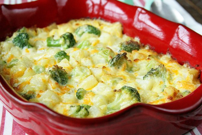 Potato Broccoli Casserole