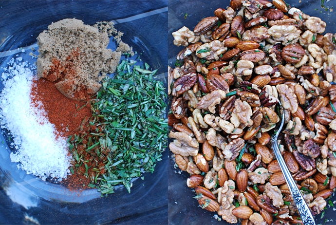 Rosemary Spiced Nuts