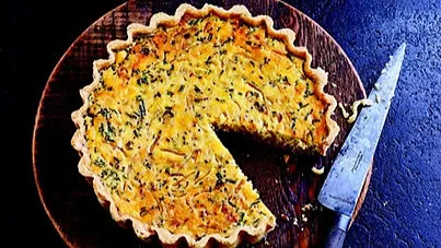 Shallot Onion and Chive Tart
