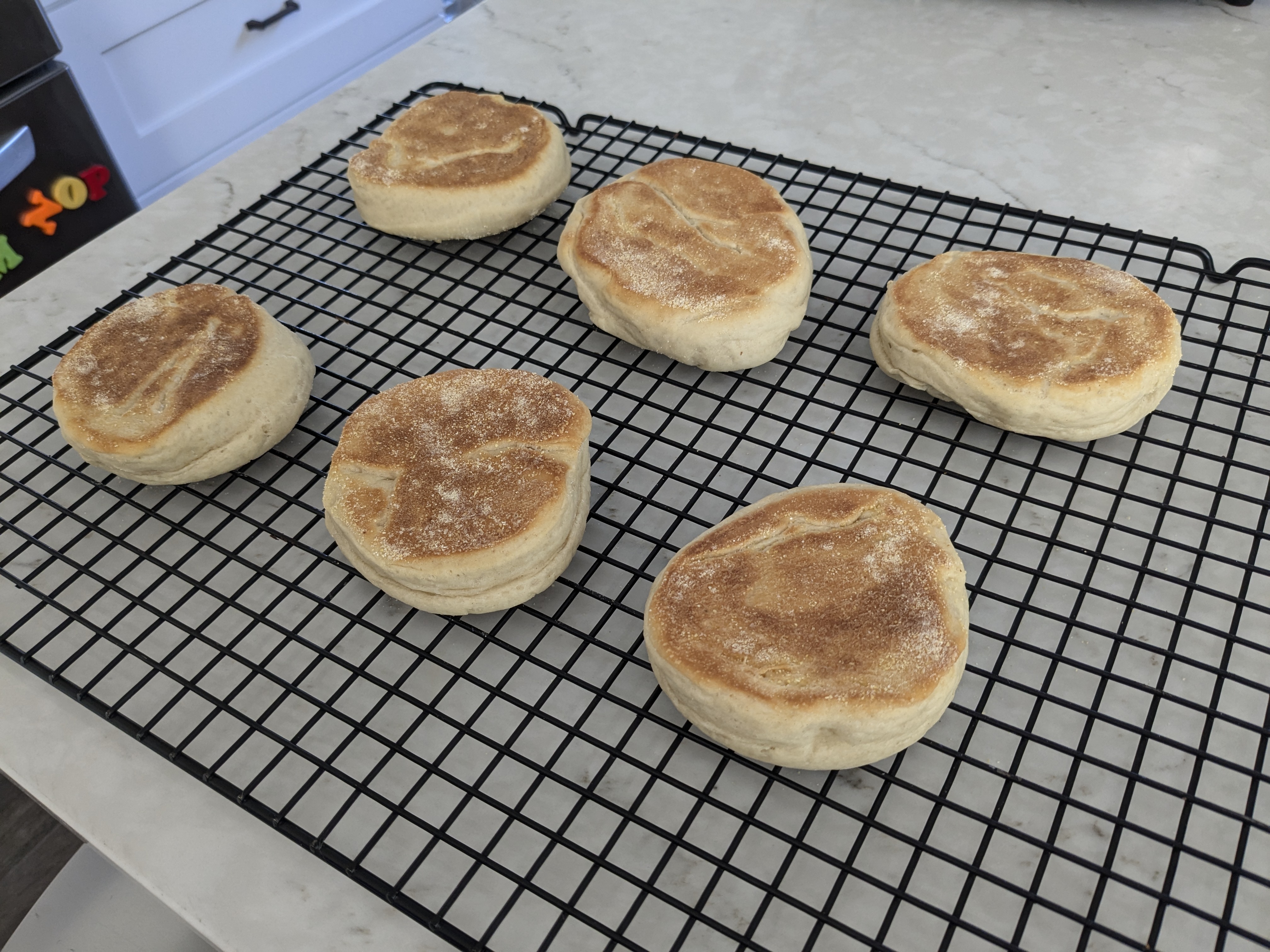 Sourdough English Muffins