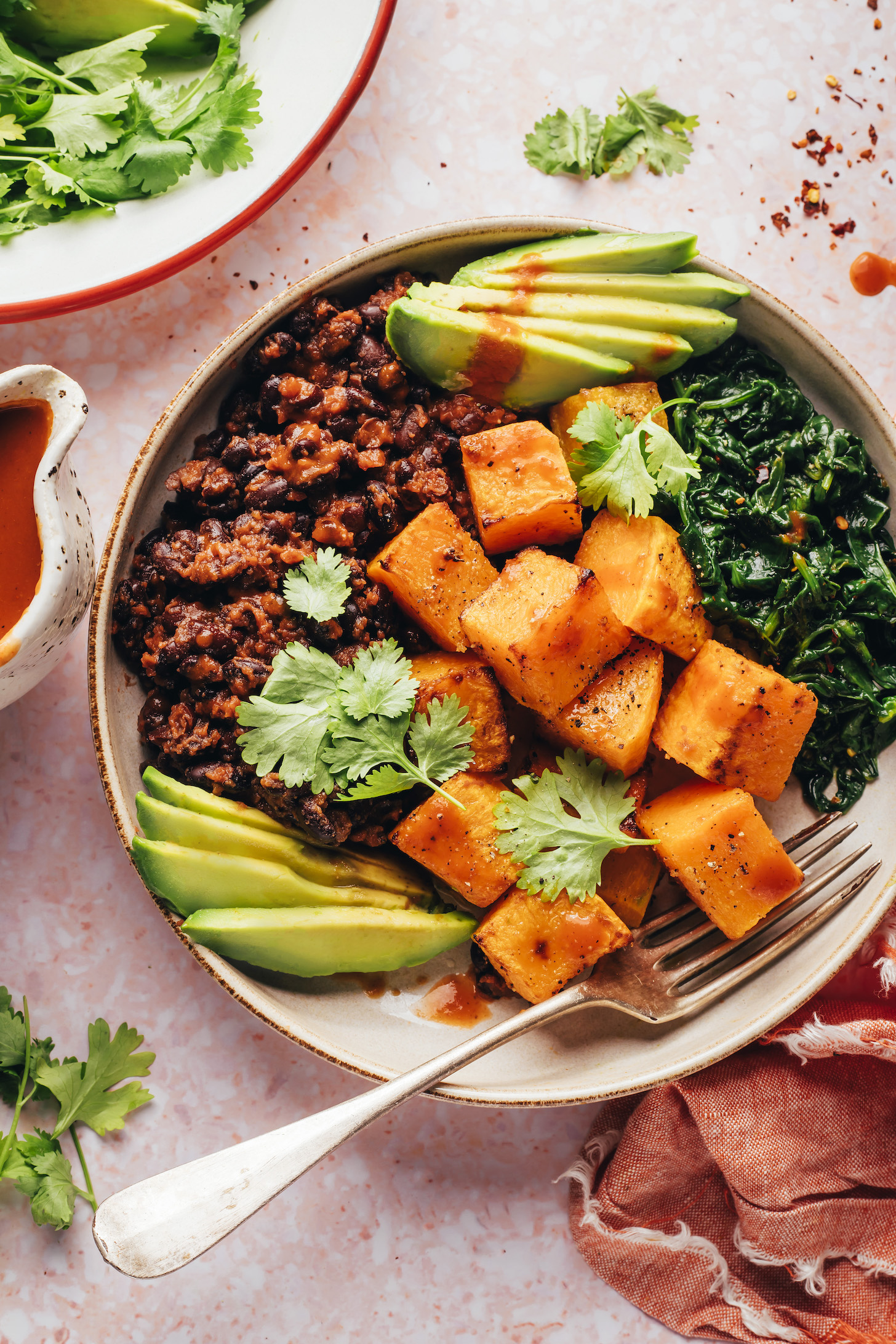 Southwestern Butternut Squash and Black Bean Breakfast Bowl