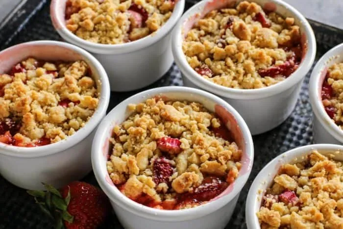 Tspoons Strawberry Rhubarb Crisp