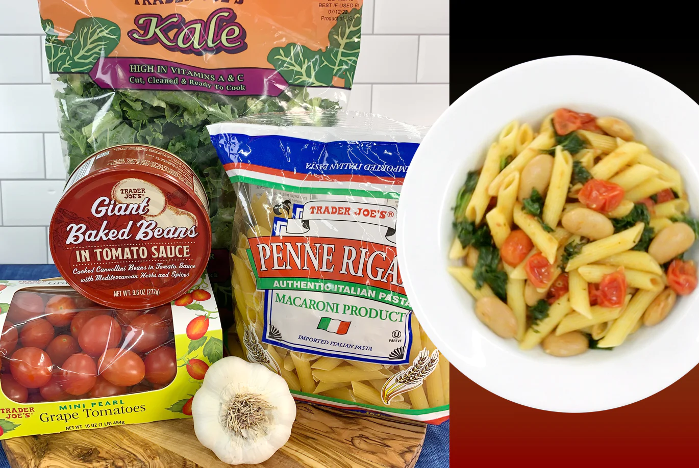 Vegan Giant Bean & Kale Penne