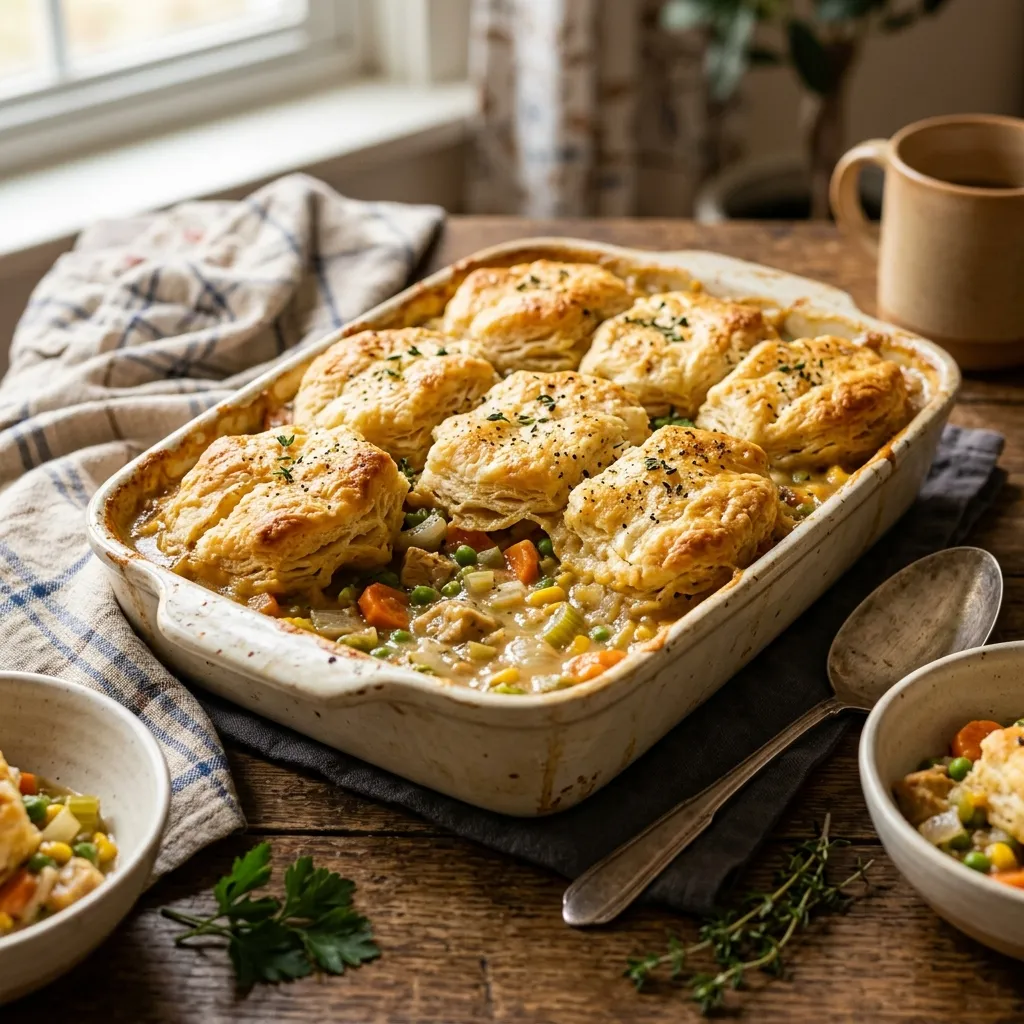 Vegetarian Chicken Pot Pie